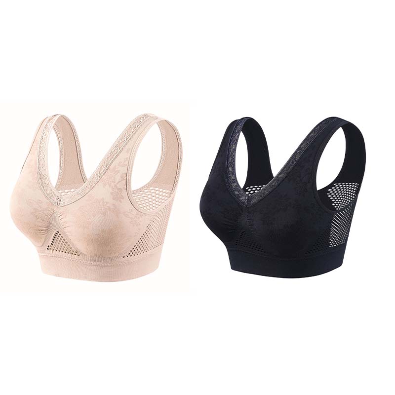 ✨ 1 + 2 gratis – Bezprzewodowy koronkowy biustonosz zapewniający wysokie wsparcie dla kobiet – Dostępny w magazynie, płatność przy odbiorze 💖👙