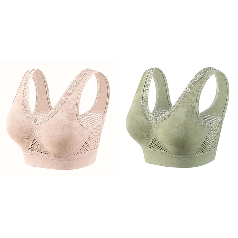 ✨ 1 + 2 gratis – Bezprzewodowy koronkowy biustonosz zapewniający wysokie wsparcie dla kobiet – Dostępny w magazynie, płatność przy odbiorze 💖👙