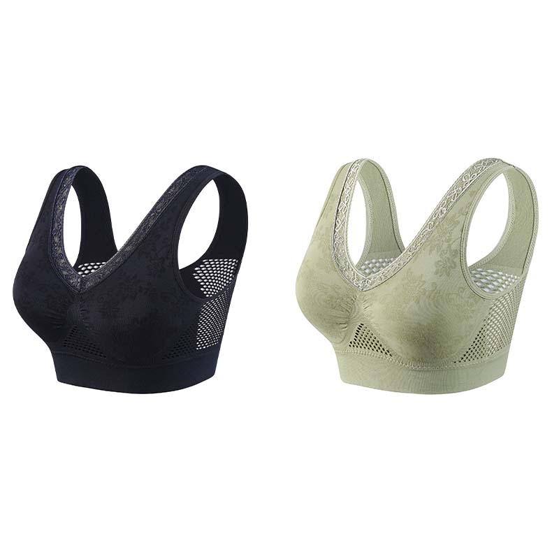 ✨ 1 + 2 gratis – Bezprzewodowy koronkowy biustonosz zapewniający wysokie wsparcie dla kobiet – Dostępny w magazynie, płatność przy odbiorze 💖👙