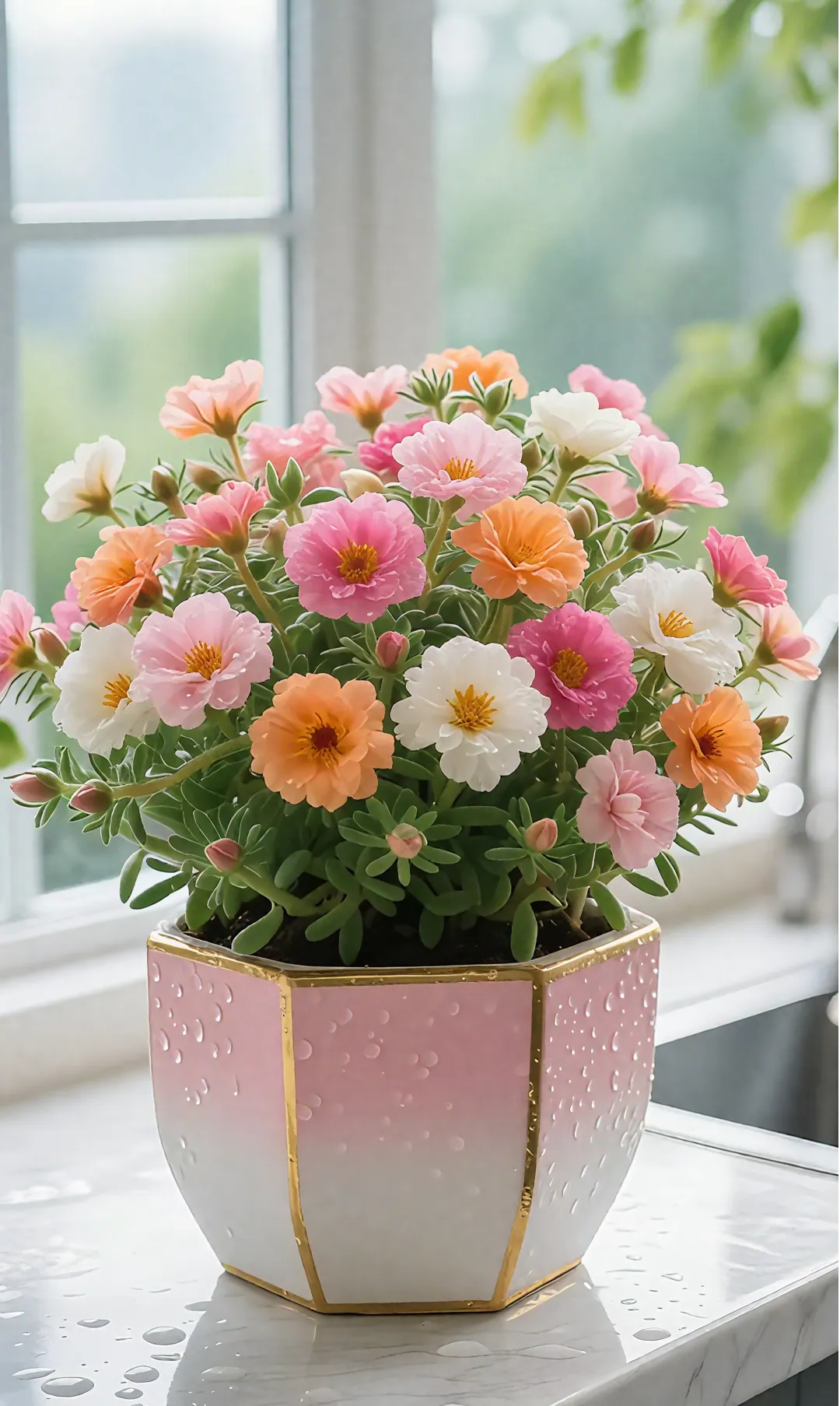 🏆 Wyprzedaż błyskawiczna⚡ Sprzedano ponad 50 000 sztuk! 🌞 Portulaka w pełnym rozkwicie – wyjątkowe piękno, łatwa pielęgnacja 🌸