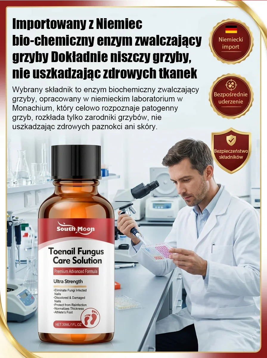 【Bezbolesna wymiana paznokci】Ziołowy łagodny płyn do naprawy paznokci dotkniętych grzybicą