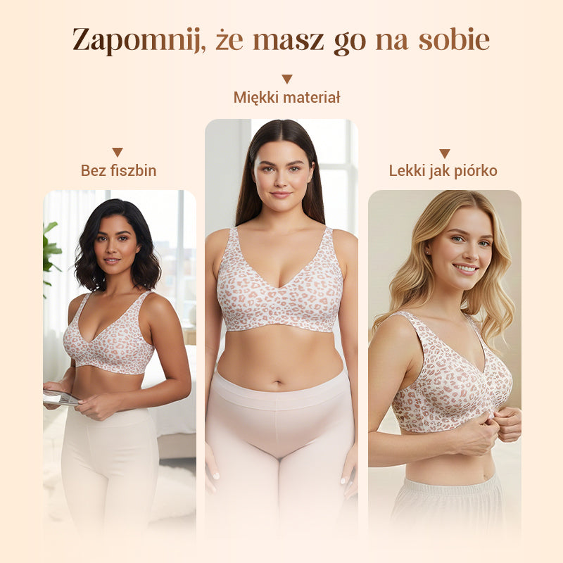 Bezdrutowe, wygodne staniki typu braletka Push-Up dla kobiet, bezszwowe, do głębokiego dekoltu, na co dzień