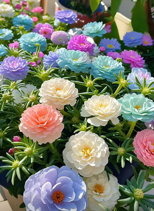 🏆 Wyprzedaż błyskawiczna⚡ Sprzedano ponad 50 000 sztuk! 🌞 Portulaka w pełnym rozkwicie – wyjątkowe piękno, łatwa pielęgnacja 🌸
