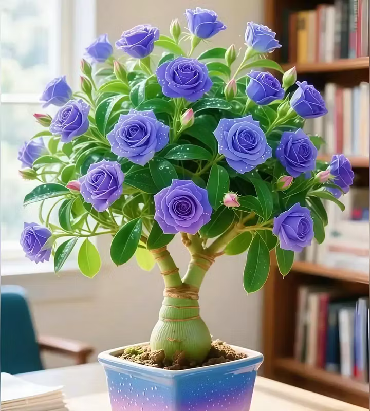 🌵 Róża pustynna – egzotyczne kwiaty, naturalne piękno! 🌺✨