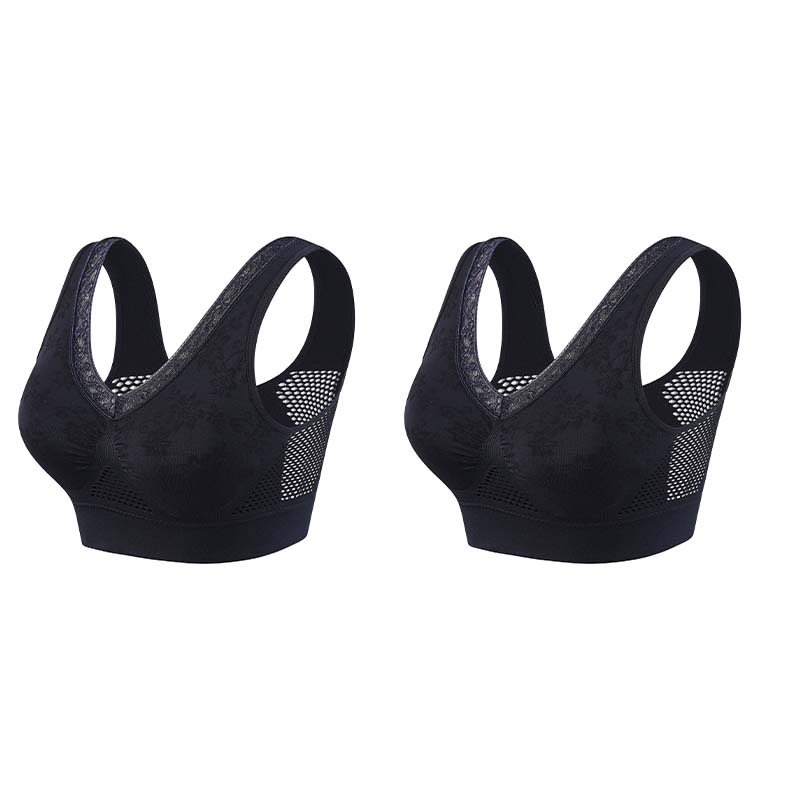 ✨ 1 + 2 gratis – Bezprzewodowy koronkowy biustonosz zapewniający wysokie wsparcie dla kobiet – Dostępny w magazynie, płatność przy odbiorze 💖👙
