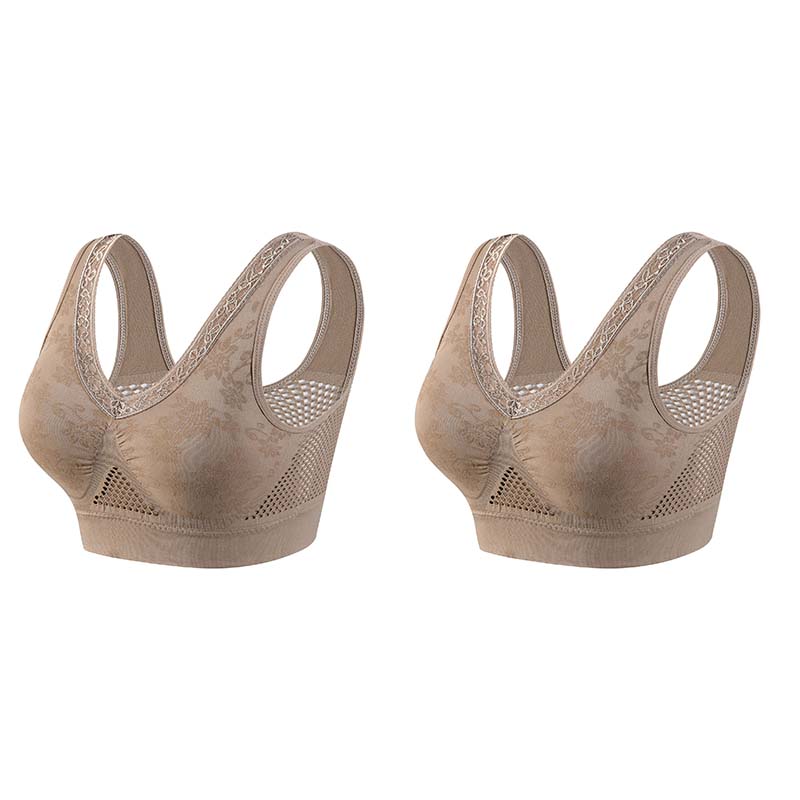 ✨ 1 + 2 gratis – Bezprzewodowy koronkowy biustonosz zapewniający wysokie wsparcie dla kobiet – Dostępny w magazynie, płatność przy odbiorze 💖👙