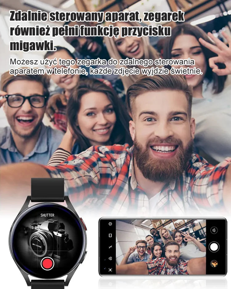 Zegarek sportowy D18 z monitorowaniem tętna i ciśnienia krwi