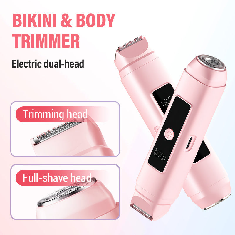 Elektryczny depilator dwuramienny do okolic bikini i ciała
