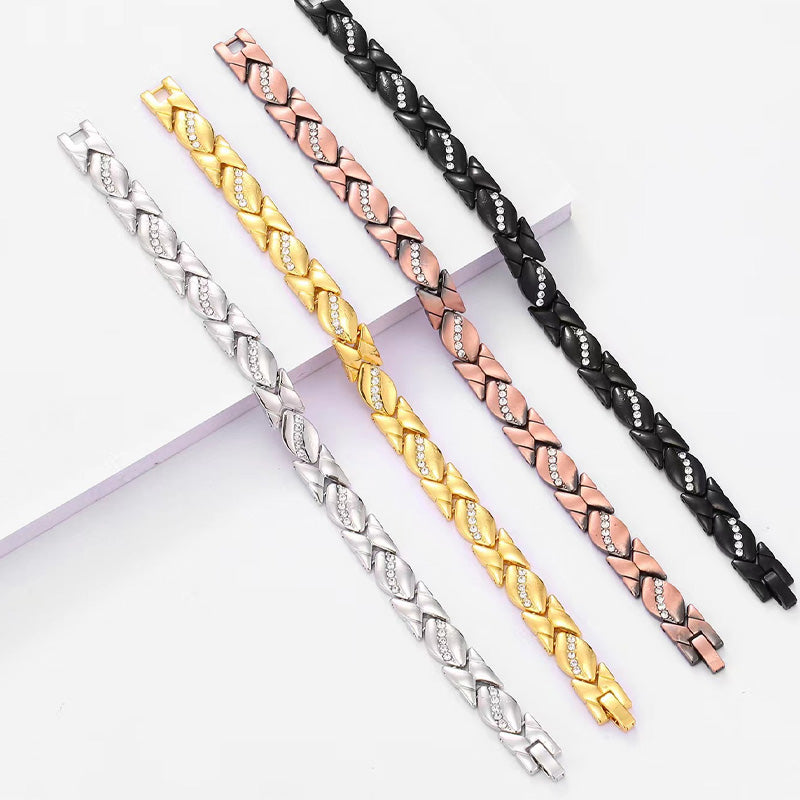 ✨ Eleganckie bransoletki magnetyczne dla kobiet – podpórka pod nadgarstek, modny design i regulowany rozmiar 🧲