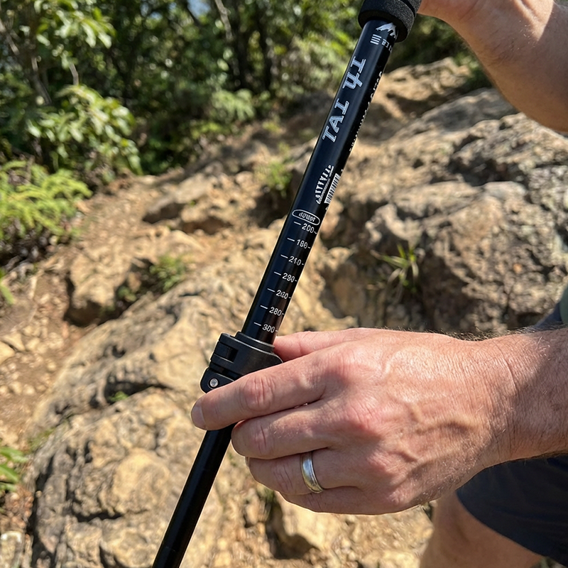 ⛰️Regulowane kijki trekkingowe ze stopu aluminium – wytrzymałe, amortyzujące wstrząsy, lekkie 🌲
