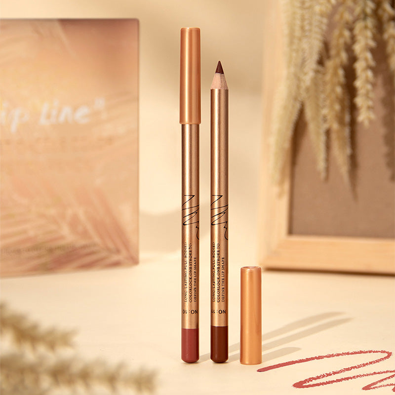 💄🎨Zestaw 12 kolorowych, odpornych na rozmazywanie kredek do ust
