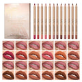 💄🎨Zestaw 12 kolorowych, odpornych na rozmazywanie kredek do ust