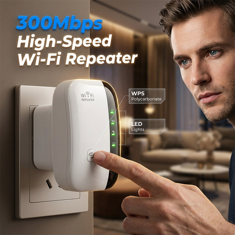 Wzmacniacz i repeater sygnału Wi-Fi 300 Mb/s